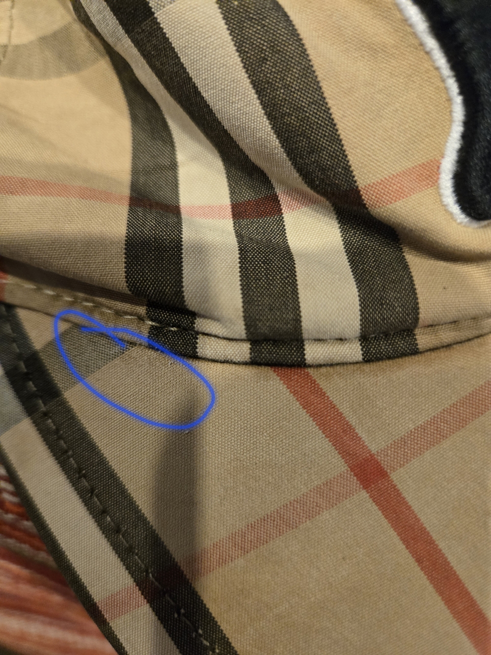 Burberry Beige Nova Check TB Monogram Archive Baseball Cap - Picture 14 of 16